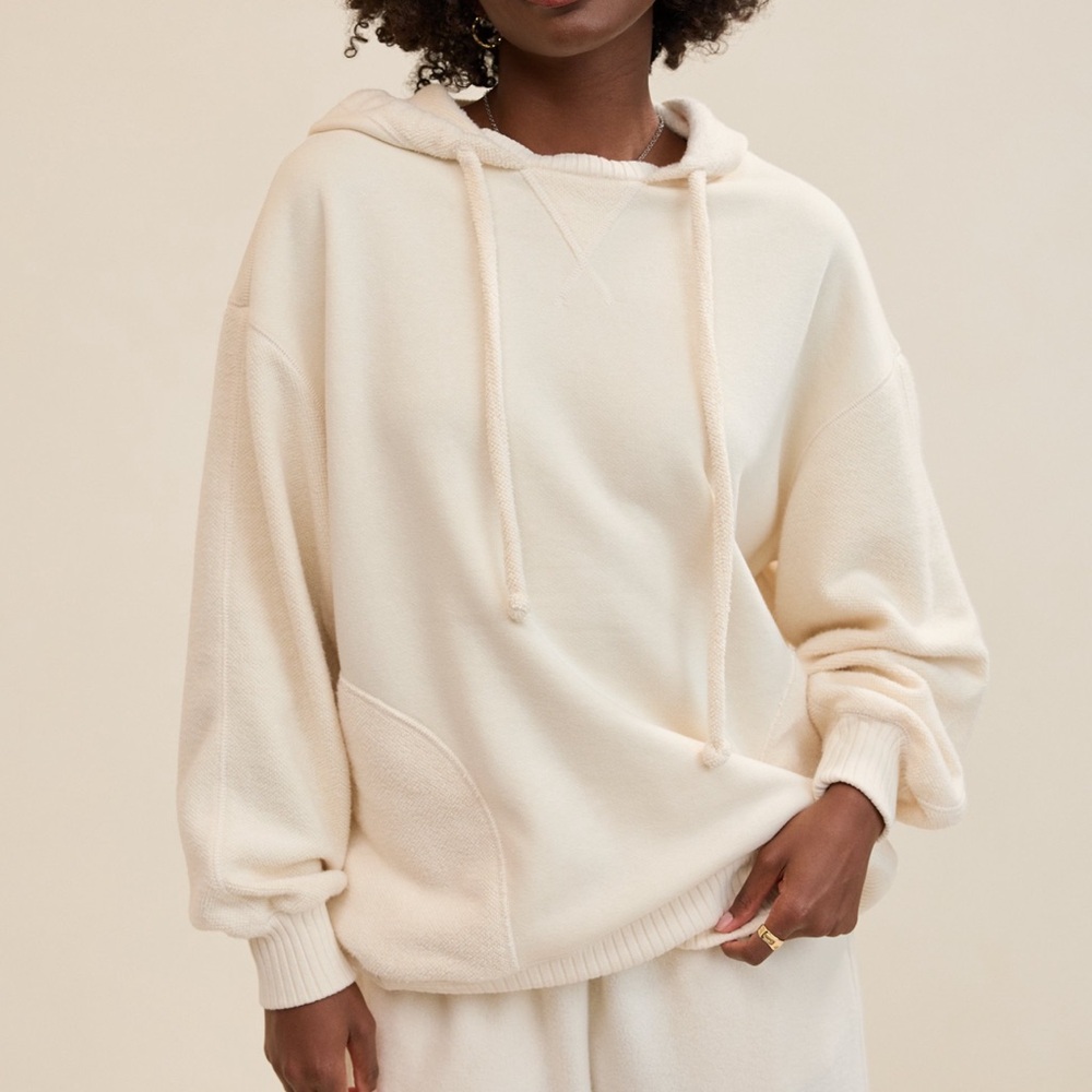 Aerie Cream Textured Sweater